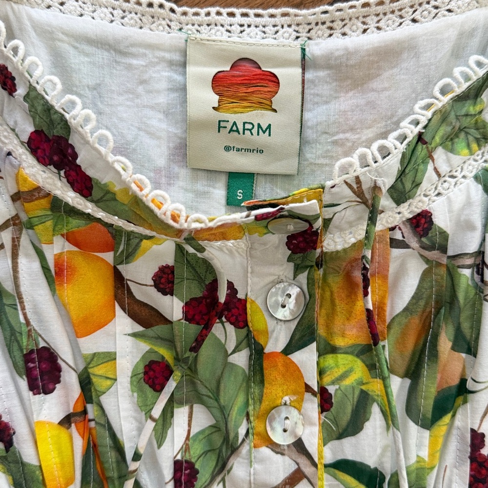 Farm Rio Short Sleeved Mini Dress Size Small - Picture 2 of 6